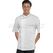 ISACCO GIACCA CUOCO BILBAO MEZZA MANICA BIANCO+TRICOLORE 100 % COTTON