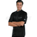 ISACCO GIACCA BILBAO M/M NERO + BIANCO 65% POLYESTER  35% COTTON