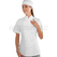 ISACCO GIACCA LADY BOTTONI A PRESSIONE MEZZA MANICA BIANCO 100 % COTTON