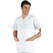 ISACCO CASACCA COLLO A V BIANCO 65% POLYESTER  35% COTTON