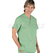 ISACCO CASACCA COLLO A V VERDINO UNISEX 100 % COTTON