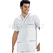 ISACCO CASACCA COLLO A V BIANCO+PROF. BORD. 100 % COTTON