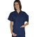 ISACCO CASACCA COLLO A V BLU UNISEX 65% POLYESTER  35% COTTON 195 gr/m²