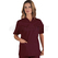 ISACCO CASACCA COLLO A V BORDEAUX UNISEX 65% POLYESTER  35% COTTON