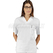 ISACCO CASACCA COLLO A V BIANCO M/M UNISEX 100 % COTTON