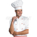 ISACCO GIACCA CUOCO ALICANTE BIANCO+ROSSO 100 % COTTON