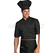 ISACCO GIACCA CUOCO ALICANTE EXTRA LIGHT NERO+ROSSO 65% POLYESTER  35% COTTON