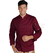ISACCO GIACCA CUOCO BORDEAUX 65% POLYESTER  35% COTTON