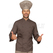 ISACCO GIACCA CUOCO FANGO 65% POLYESTER  35% COTTON