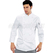 ISACCO GIACCA CUOCO BOTT.A PRESSIONE BIANCO 65% POLYESTER  35% COTTON