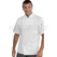 ISACCO GIACCA CUOCO BOTTONI PRESSIONE MEZZA MANICA BIANCO 65% POLYESTER  35% COTTON