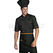 ISACCO GREMBIULE VITA CM 70X46 C/TASCA NERO+ALBICOCCA 65% POLYESTER  35% COTTON