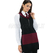 ISACCO MADEIRA CON ZIP NERO/BORDEAUX 100 % POLYESTER