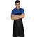 ISACCO GREMBIULE PETTORINA CERATO CM 70X90 NERO