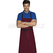 ISACCO GREMBIULE PETTORINA CERATO CM 70X90 BORDEAUX