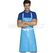 ISACCO GREMBIULE PETTORINA CERATO CM 70X90 AZZURRO