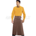 ISACCO GREMBIULE VERSAILLES CON SPACCO CACAO 100 % POLYESTER