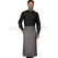 ISACCO GREMBIULE VERSAILLES CON SPACCO SMOKE 100 % POLYESTER