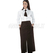 ISACCO GREMBIULE VERSAILLES CON SPACCO MORO 100 % POLYESTER