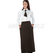 ISACCO GREMBIULE VERSAILLES SENZA SPACCO MORO 100 % POLYESTER