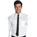 ISACCO CRAVATTA STRETTA NERO 100 % POLYESTER