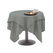 ISACCO Tovaglia ELEGANCE  116 x 116 cm GRIGIO