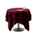 ISACCO Tovaglia ELEGANCE  116 x 116 cm BORDEAUX