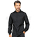 ISACCO CASACCA CORFU' POLSI IN MAGLIA NERO 65% POLYESTER  35% COTTON