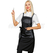 ISACCO GREMBIULE BRISTOL NERO + ECOPELLE NERO 100 % POLYESTER