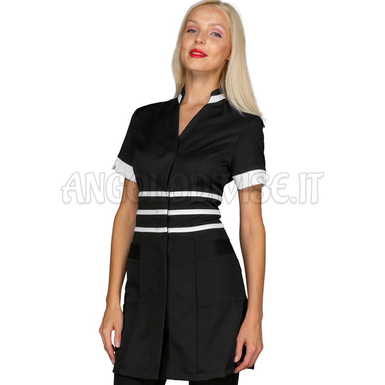 ISACCO CASACCA CHEYENNE BOHEME NERO+BIANCO 100% POLYESTER BOHÉME