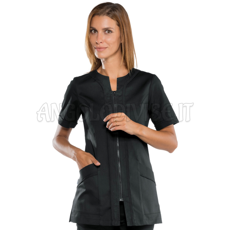 ISACCO CASACCA ARUBA M/M NERO 65% POLYESTER  35% COTTON