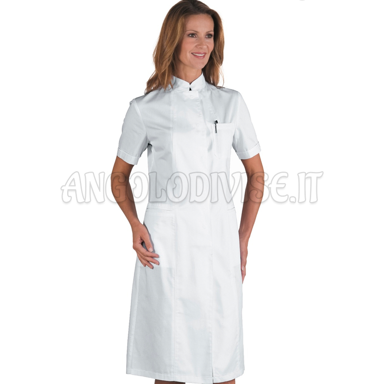 ISACCO CAMICE PONZA M/M BIANCO 100 % COTTON