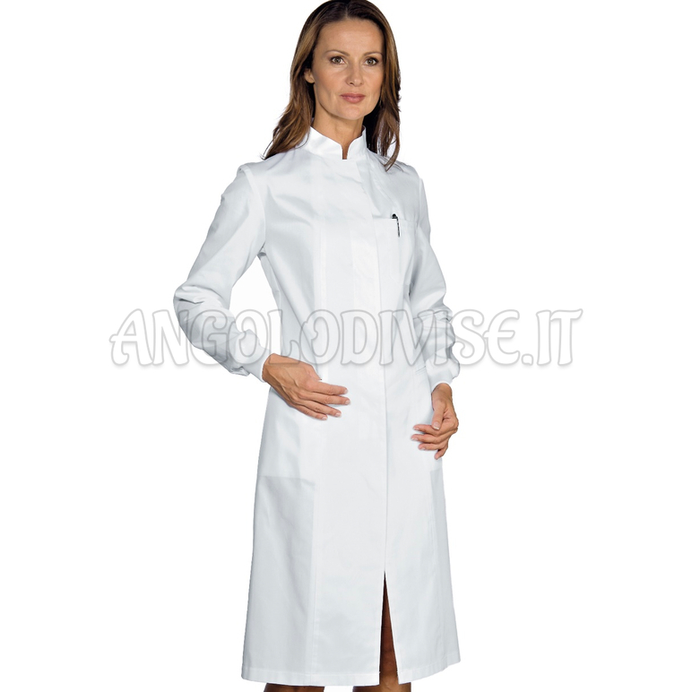 ISACCO CAMICE PONZA POLSI IN MAGLIA BIANCO 100 % COTTON