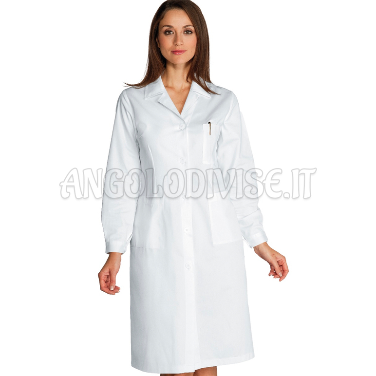 ISACCO CAMICE DONNA BIANCO 100 % COTTON