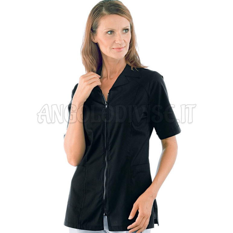 ISACCO CASACCA BARCELLONA M/M NERO 65% POLYESTER  35% COTTON