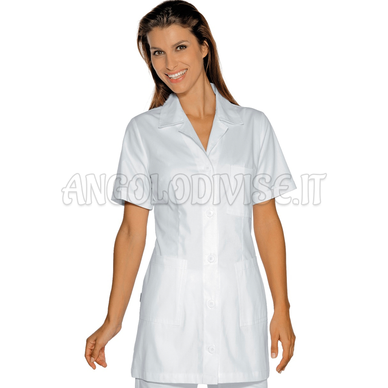 ISACCO CASACCA MARBELLA M/M BIANCO 4XL 100 % COTTON
