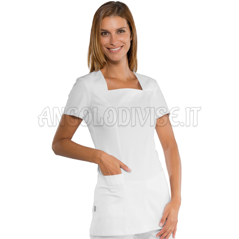 ISACCO CASACCA MACAO BIANCO 97% COTTON 3% SPANDEX - SUPER STRETCH