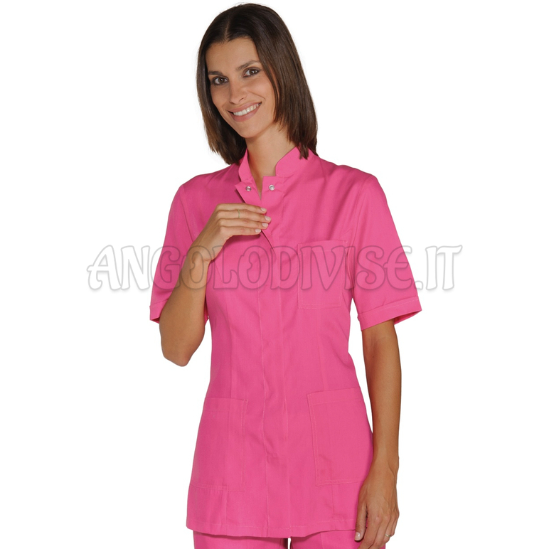 ISACCO CASACCA PORTOFINO M/M FUCSIA 65% POLYESTER  35% COTTON