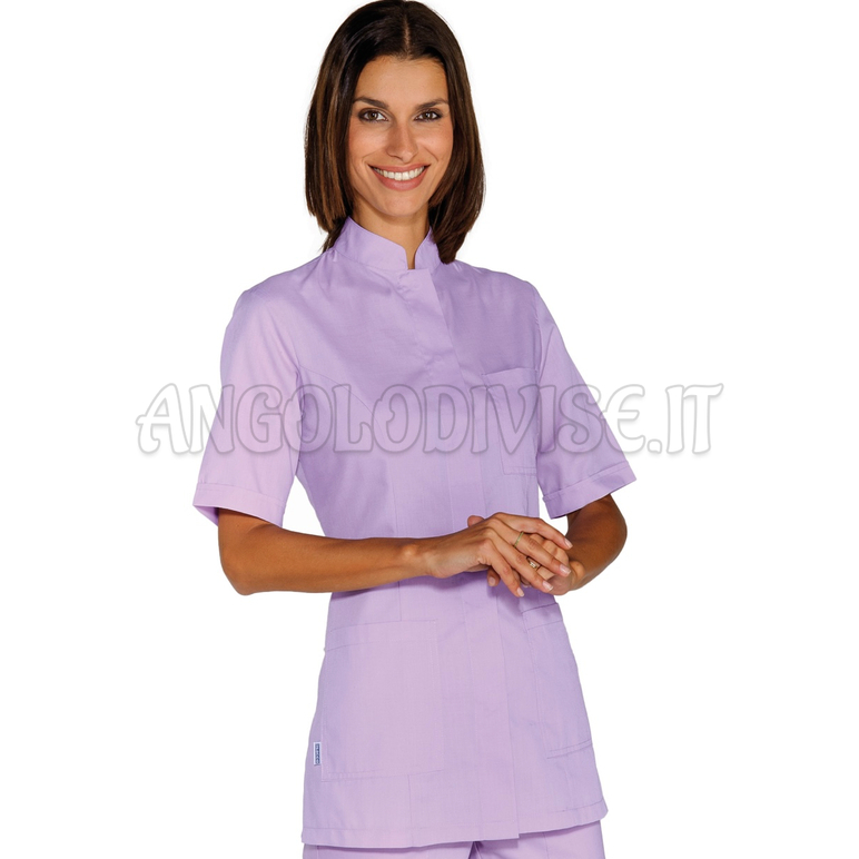 ISACCO CASACCA PORTOFINO M/M LILLA 65% POLYESTER  35% COTTON