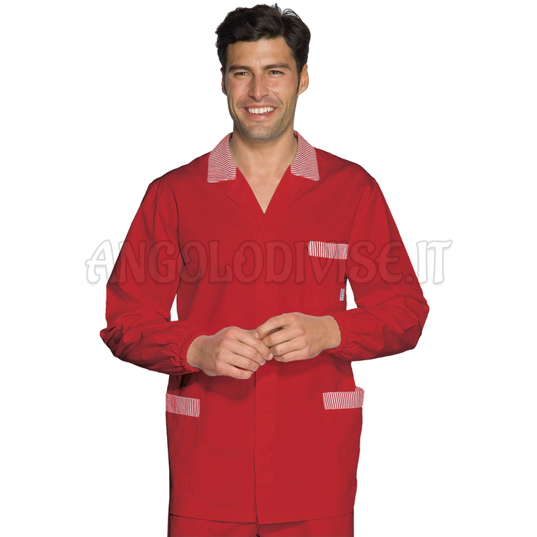 ISACCO CASACCA PETER ROSSO+R.ROSSO 65% POLYESTER  35% COTTON