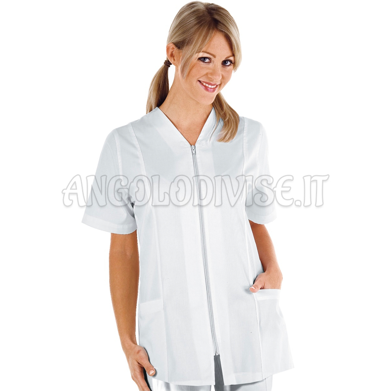 ISACCO CASACCA VICTORIA BIANCO 100 % COTTON