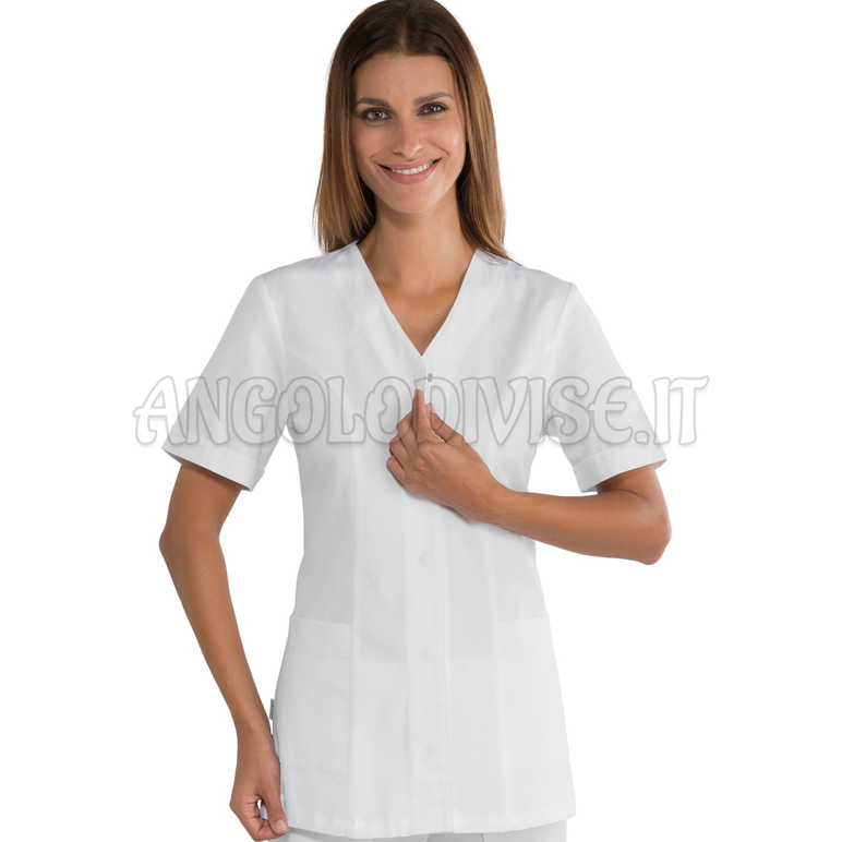 ISACCO CASACCA SION BIANCO 65% POLYESTER  35% COTTON