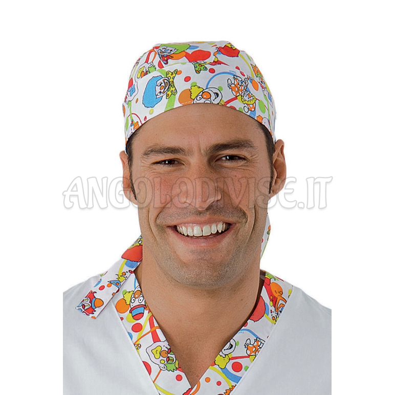 ISACCO BANDANA SMILE 100 % COTTON