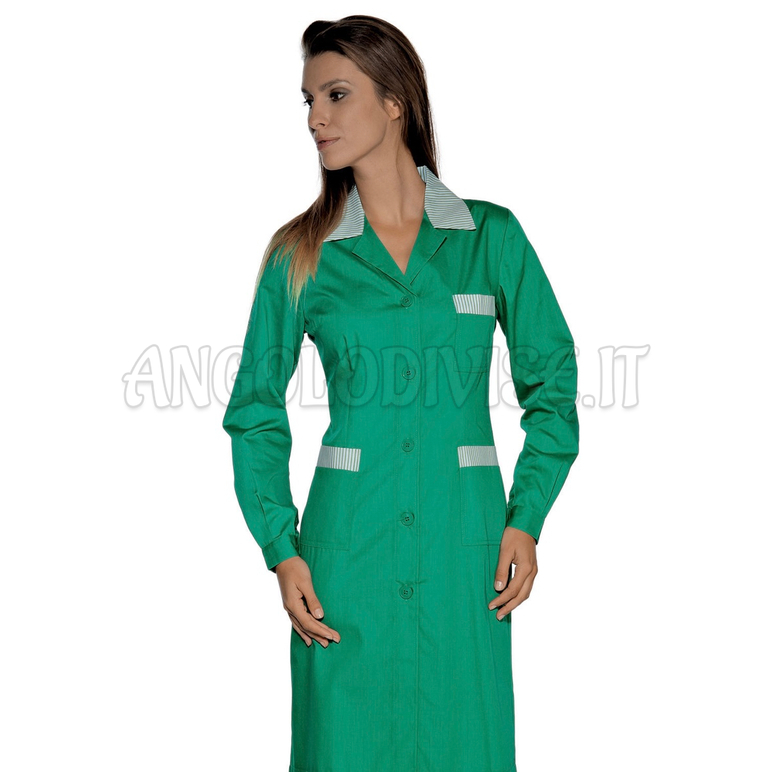 ISACCO CAMICE POSITANO VERDE+R.VERDE 65% POLYESTER  35% COTTON