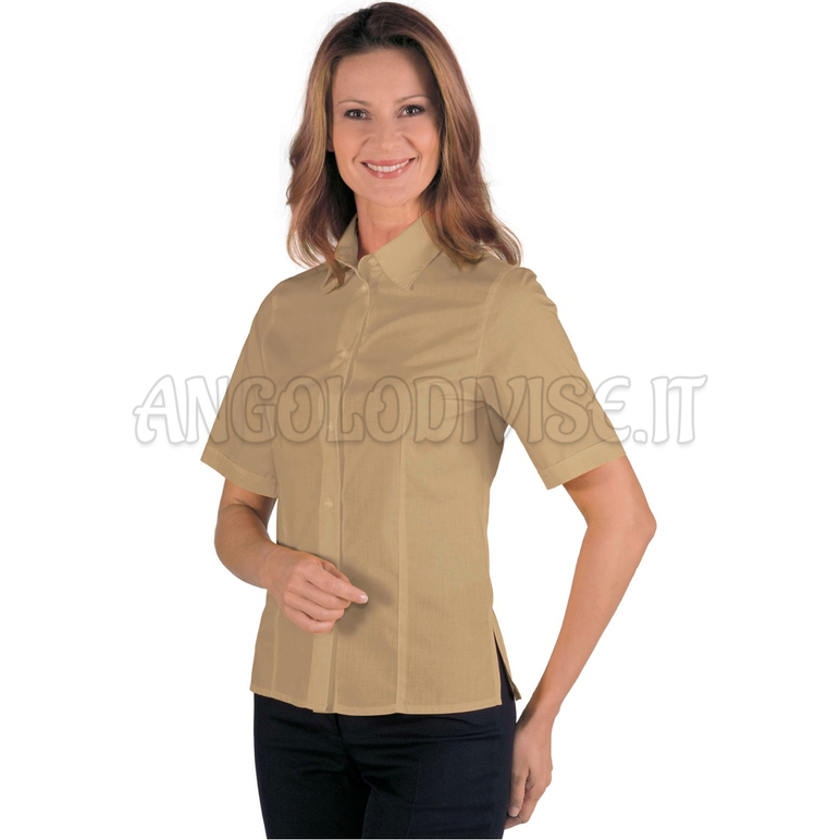 ISACCO CAMICETTA KYOTO M/M BISCOTTO 65% POLYESTER  35% COTTON