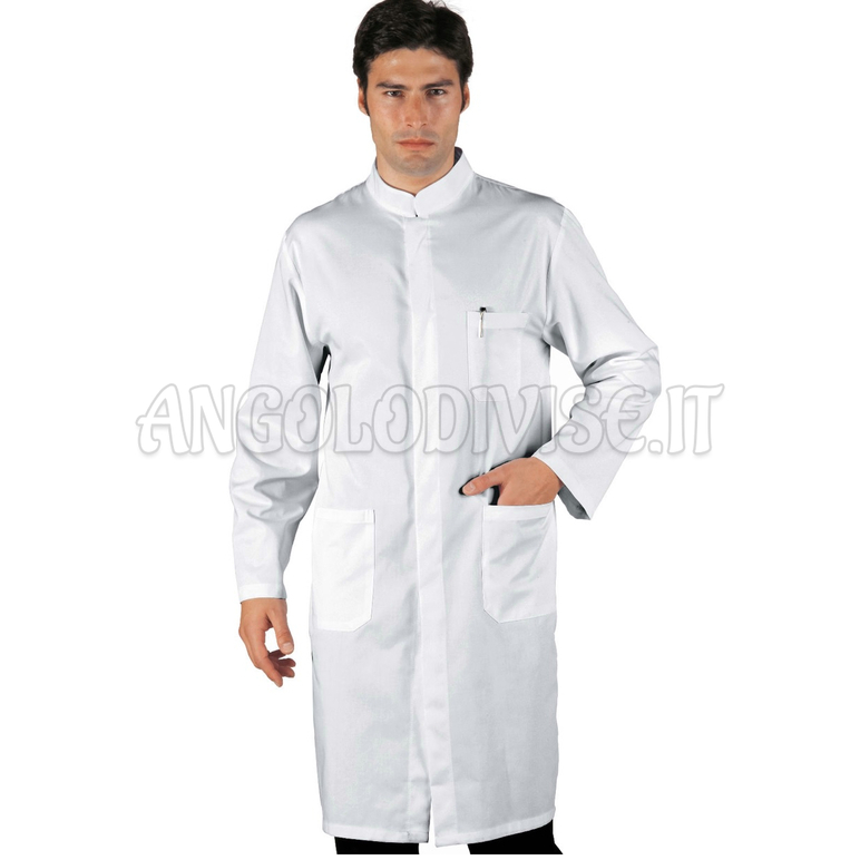 ISACCO CAMICE UOMO DAVEMPORT BIANCO 100 % COTTON