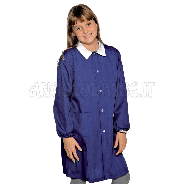 ISACCO GREMBIULE POLLICINO BLU 65% POLYESTER  35% COTTON