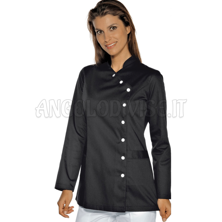 ISACCO CASACCA NIZZA NERO 65% POLYESTER  35% COTTON