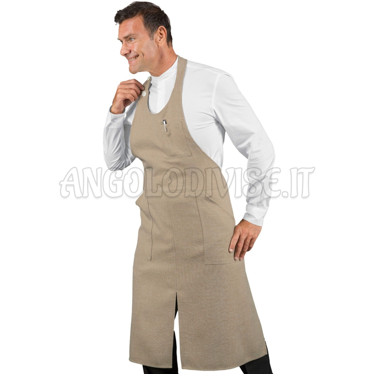 ISACCO SOMMELIER CON SPACCO NATURAL 100 % POLYESTER