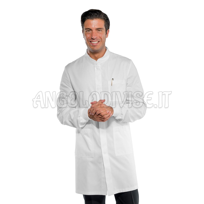 ISACCO CAMICE DOVER POLSI IN MAGLIA BIANCO 100 % COTTON